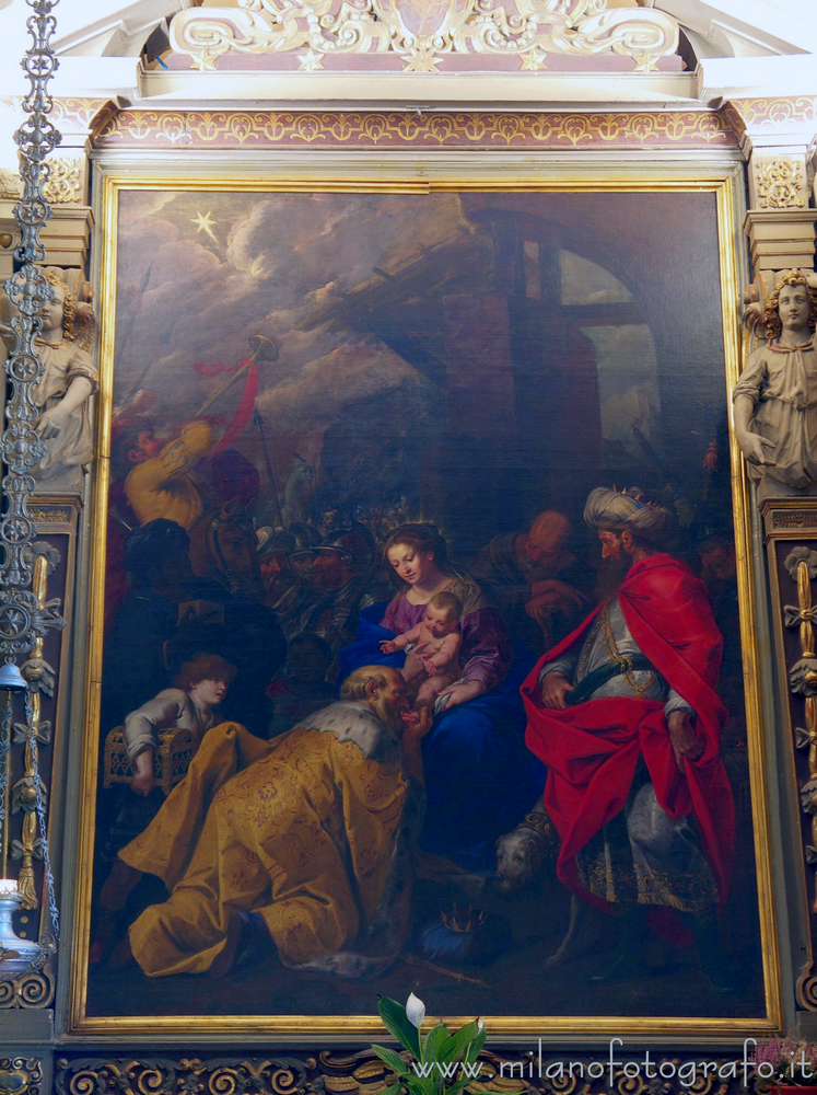 Milan (Italy) - Adoration of the Magi by Johann Christofer Storer in the Church of St. John the Baptist in Trenno